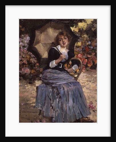 Girl with a sunshade, 1879 by Jules Bastien-Lepage