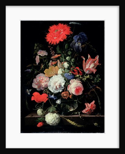 Flower piece by Abraham Mignon