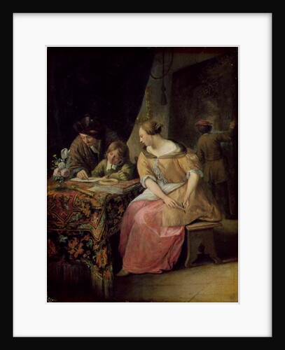 Interior with a Painter and his Family, c.1670 by Jan Havicksz. Steen