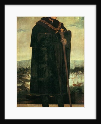 Portrait of William Fitzwilliam, Earl of Southampton, p.1539 by Hans Holbein the Younger