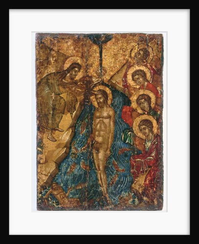 The Baptism of Christ, mid 16th century by Greek School
