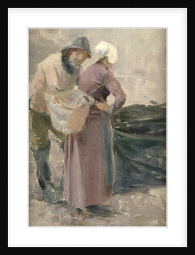 The Housewife Looking at the Fisherman's Catch, c.1900 by Eanger Irving Couse