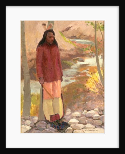 Study of Umatilla Indian, Columbia River, 1897 by Eanger Irving Couse