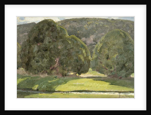 Sunlight and Cedars, c.1933 by William Herbert 'Buck' Dunton