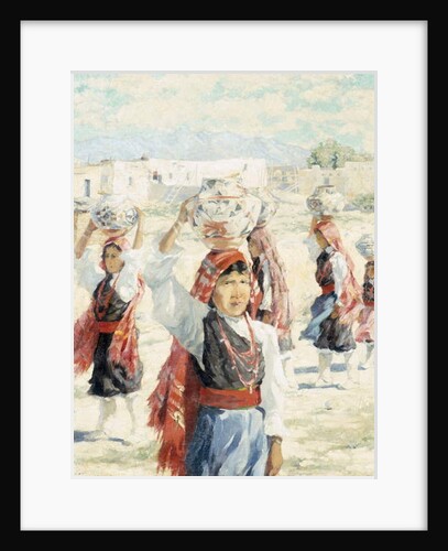 Girls of Isleta, c.1915 by Walter Ufer