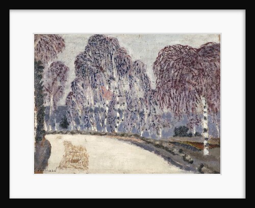 Birches at L'Etang-a-la-Ville, 1896 by Edouard Vuillard