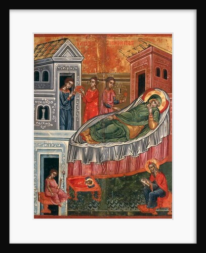 The Birth of John the Baptist, late 17th century by Greek School