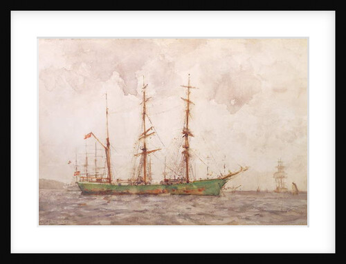Danish Barque, Falmouth Harbour by Henry Scott Tuke