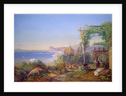 Castille and the Bay of Baia, Pozzuoli, 1866 by Edward Richardson