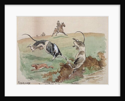 The Month of February: Coursing by George Derville Rowlandson