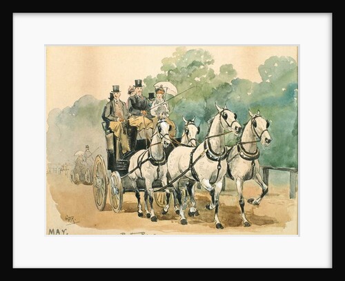 The Month of May: Coaching by George Derville Rowlandson