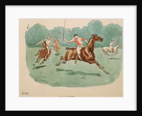 The Month of June: Polo by George Derville Rowlandson