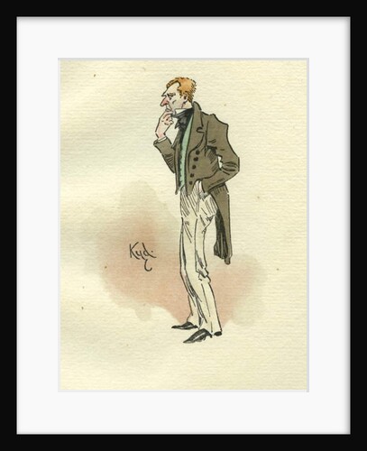 Uriah Heep from David Copperfield by Joseph Clayton Clarke