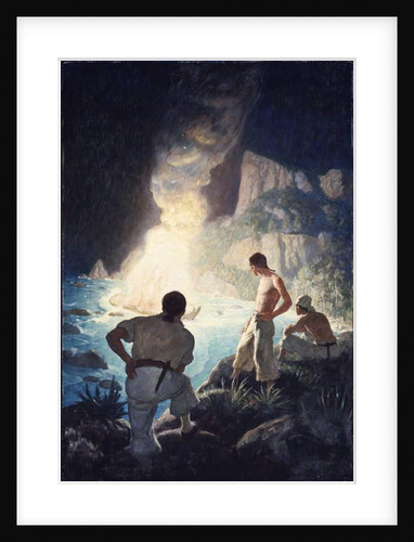 The Burning of the 'Bounty', 1940 by Newell Convers Wyeth