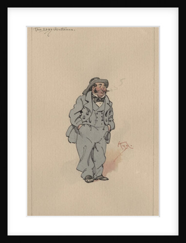 The Lazy Gentleman, c.1920s by Joseph Clayton Clarke