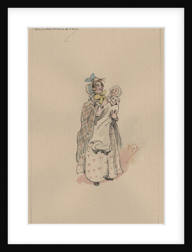 The Lale Lady & Baby, c.1920s by Joseph Clayton Clarke