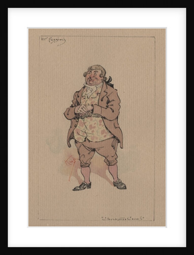 Mr Fezziwig - A Christmas Carol, c.1920s by Joseph Clayton Clarke