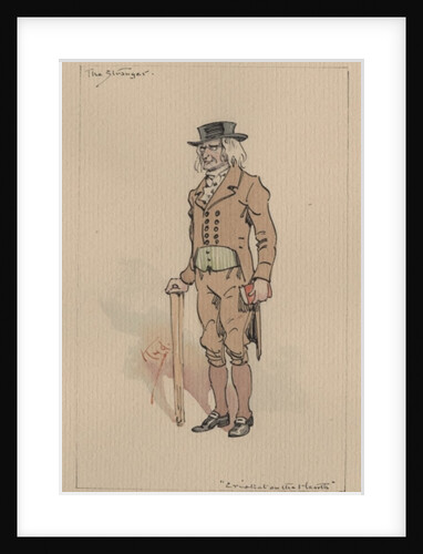 The Stranger, or Edward Plummer - The Cricket on the Hearth, c.1920s by Joseph Clayton Clarke