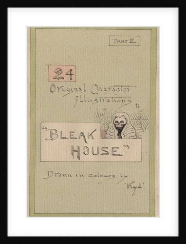 Title Page, Illustrations for 'Bleak House', Part 2, c.1920s by Joseph Clayton Clarke