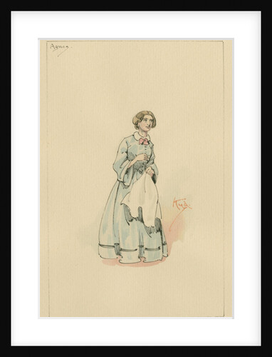 Agnes Wickfield, c.1920s by Joseph Clayton Clarke