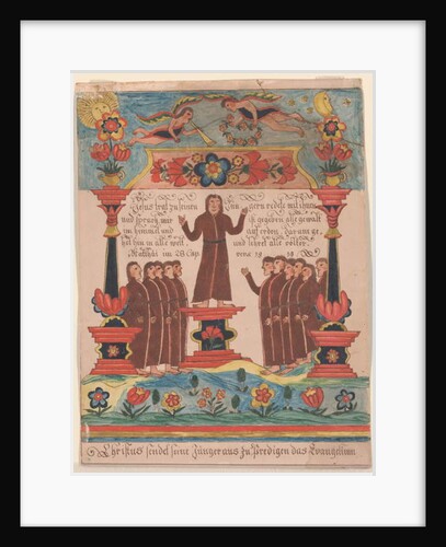 Jesus Went to His Disciples, c.1810-20 by Durs Sr. & Rudy Durs Jr. Rudy