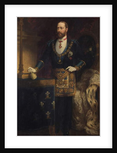 Albert Edward, Prince of Wales as Grand Master, 1885 by Chevalier Louis-William Desanges