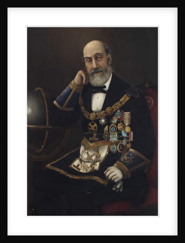 John Morant Hervey, Grand Secretary, 1875 by Ernest de Cleichen von Tettenborn