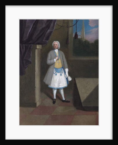 Portrait of a Freemason, c.1730 by English School