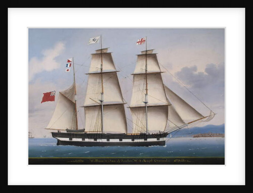 William and Anne of London, W S Magub, Commander, 1855 by Michele Renault