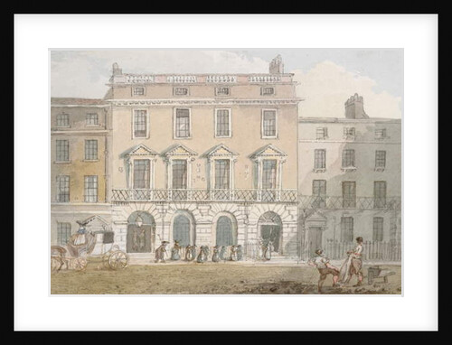 Freemasons Hall and Tavern, Great Queen Street, c.1800 by John Nixon