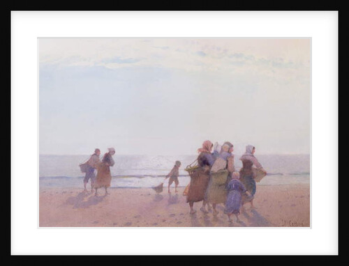 Mussel Gatherers by Hector Caffieri