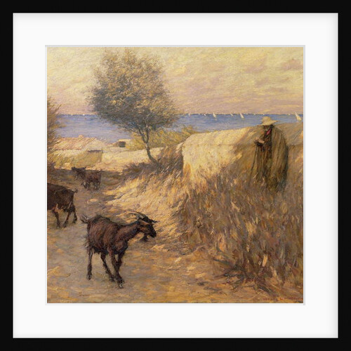 Provencal Lane, Martigues by Henry Herbert La Thangue
