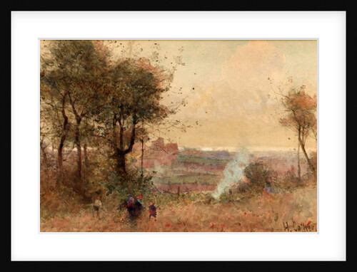 Gathering Wood by Hector Caffieri