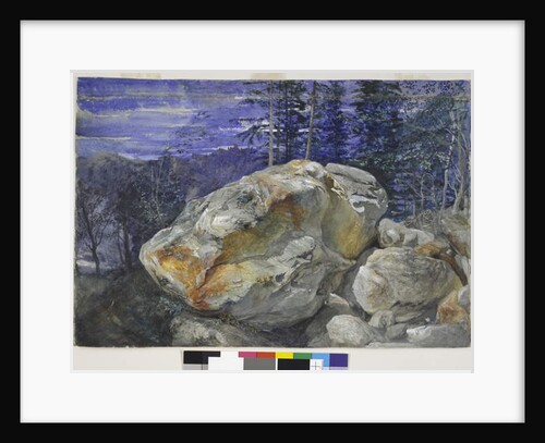 Fragment of the Alps, c.1854-56 by John Ruskin