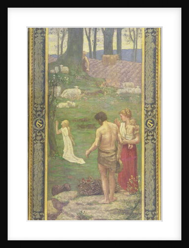 St. Genevieve as a Child at Prayer, 1879 by Pierre Puvis de Chavannes