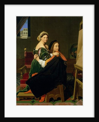 Raphael and the Fornarina, 1814 by Jean Auguste Dominique Ingres