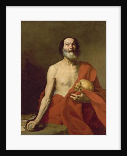 Saint Jerome, 1640 by Jusepe de (1591-1652) Ribera