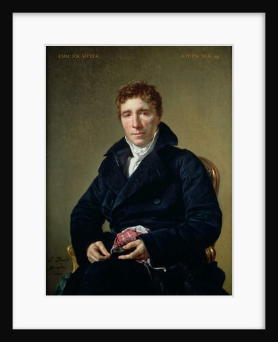 Emmanuel Joseph Sieyes 1817 by Jacques Louis David