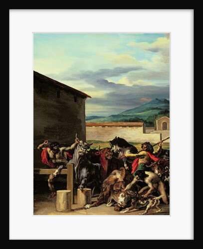 Cattle Market, 1817 by Theodore Gericault