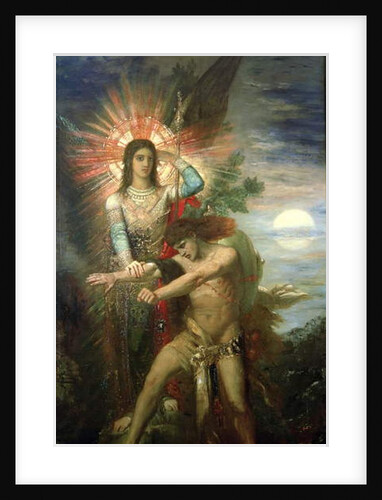 Jacob and the Angel, 1878 by Gustave Moreau