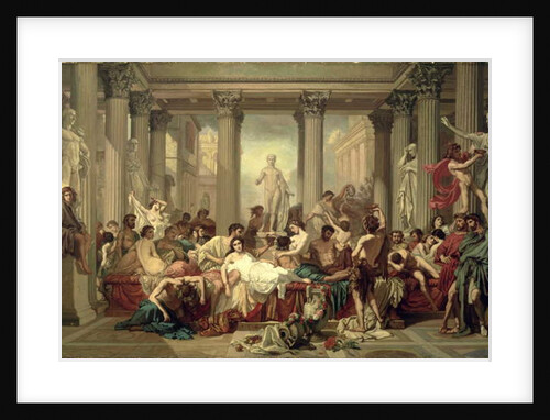 The Romans of the Decadence, 1847 by Thomas Couture