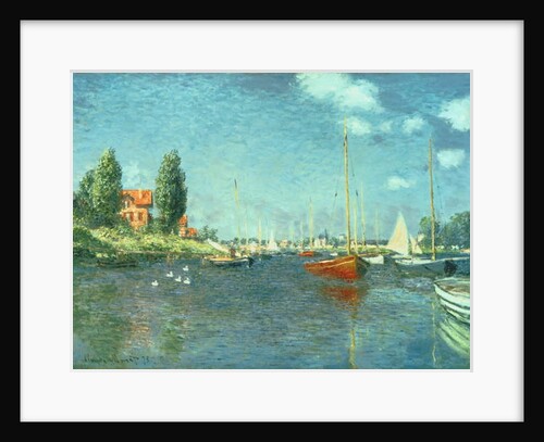 Red Boats, Argenteuil, 1875 by Claude Monet
