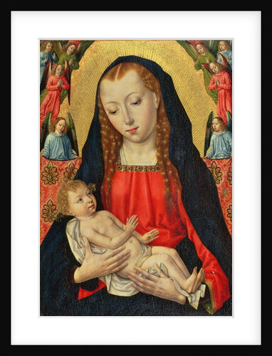 The Virgin and Child with Angels, c.1490 by Master of the Legend of St. Ursula