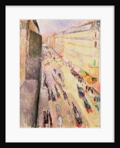 Rue de Rivoli, 1891 by Edvard Munch