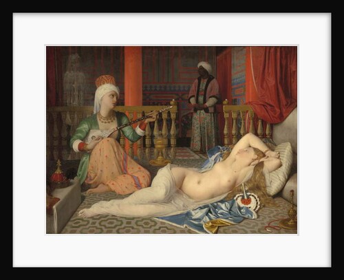 Odalisque with a Slave, 1839-40 by Jean Auguste Dominique Ingres