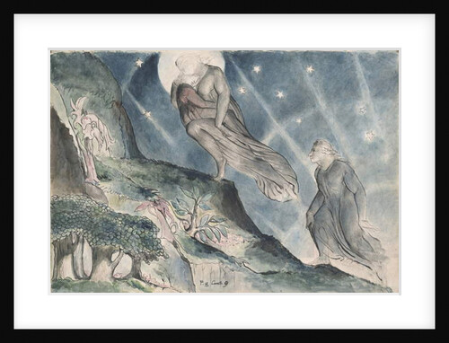 Lucia carrying Dante in his sleep by William Blake