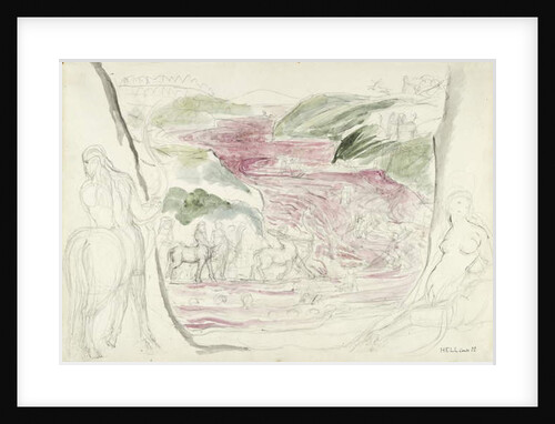 Illustration to the 'Divine Comedy' by Dante Alighieri, 1824-27 by William Blake