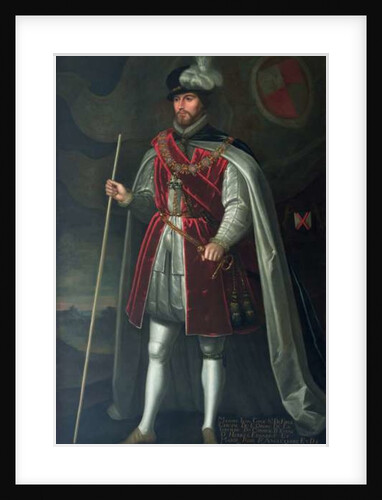 Portrait of Sir John Gage, K.G., early 17th century by English School