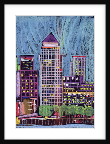 Canary Wharf in London Docklands by Frances Treanor