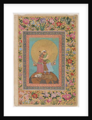 Allegorical representation of Emperor Jahangir and Shah Abbas of Persia by Abu'l Hasan